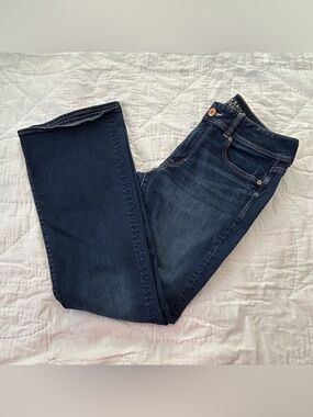American Eagle Kick Boot Jeans Super Stretch Womens 12 Western 90s Y2K Boot Cut